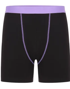 Outlet Bigdude 4 Pack Contrast Boxer Shorts Black Underwear