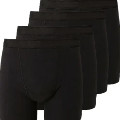 Online Bigdude 4 Pack Jersey Boxer Shorts Black Pants|Cardigans