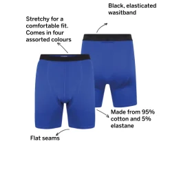 Best Bigdude 4 Pack Jersey Knitted Boxer Shorts Assorted Underwear