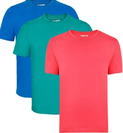 Discount Bigdude 3 Pack Plain T-Shirts T-shirts