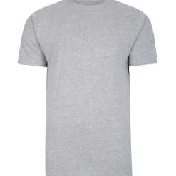 Sale Bigdude 5 Pack Plain T-Shirts Multi Tall T-shirts