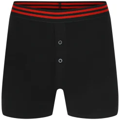 New Bigdude 5 Pack Relaxed Fit Boxer Shorts Black Underwear
