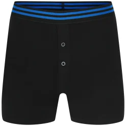 New Bigdude 5 Pack Relaxed Fit Boxer Shorts Black Underwear
