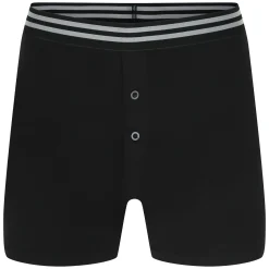 New Bigdude 5 Pack Relaxed Fit Boxer Shorts Black Underwear