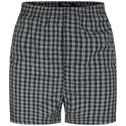 Online Bigdude 3 Pack Woven Boxer Shorts Navy Underwear