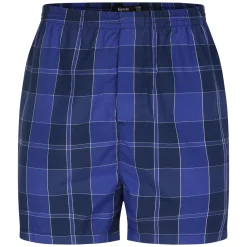 Online Bigdude 3 Pack Woven Boxer Shorts Navy Underwear
