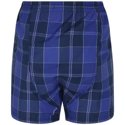 Online Bigdude 3 Pack Woven Boxer Shorts Navy Underwear