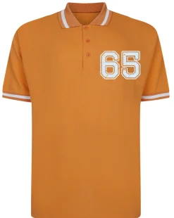 Outlet Bigdude 65 Pique Polo Apricot Polo Shirts