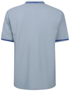 New Bigdude 65 Pique Polo Light Blue Polo Shirts