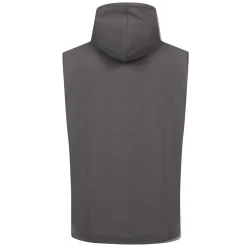 Clearance Bigdude Arizona Sleeveless Loopback Hoody Charcoal Hoodies