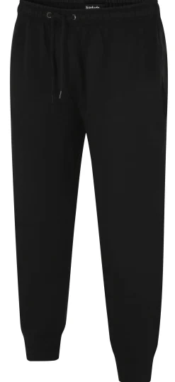 Online Bigdude Basic Cuffed Joggers Twin Pack Black/Charcoal Sweatpants