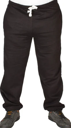 Fashion Bigdude Basic Joggers Black Pants|Cardigans