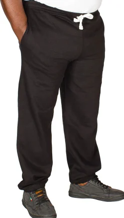 Fashion Bigdude Basic Joggers Black Pants|Cardigans