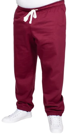Clearance Bigdude Basic Joggers Burgundy Sweatpants
