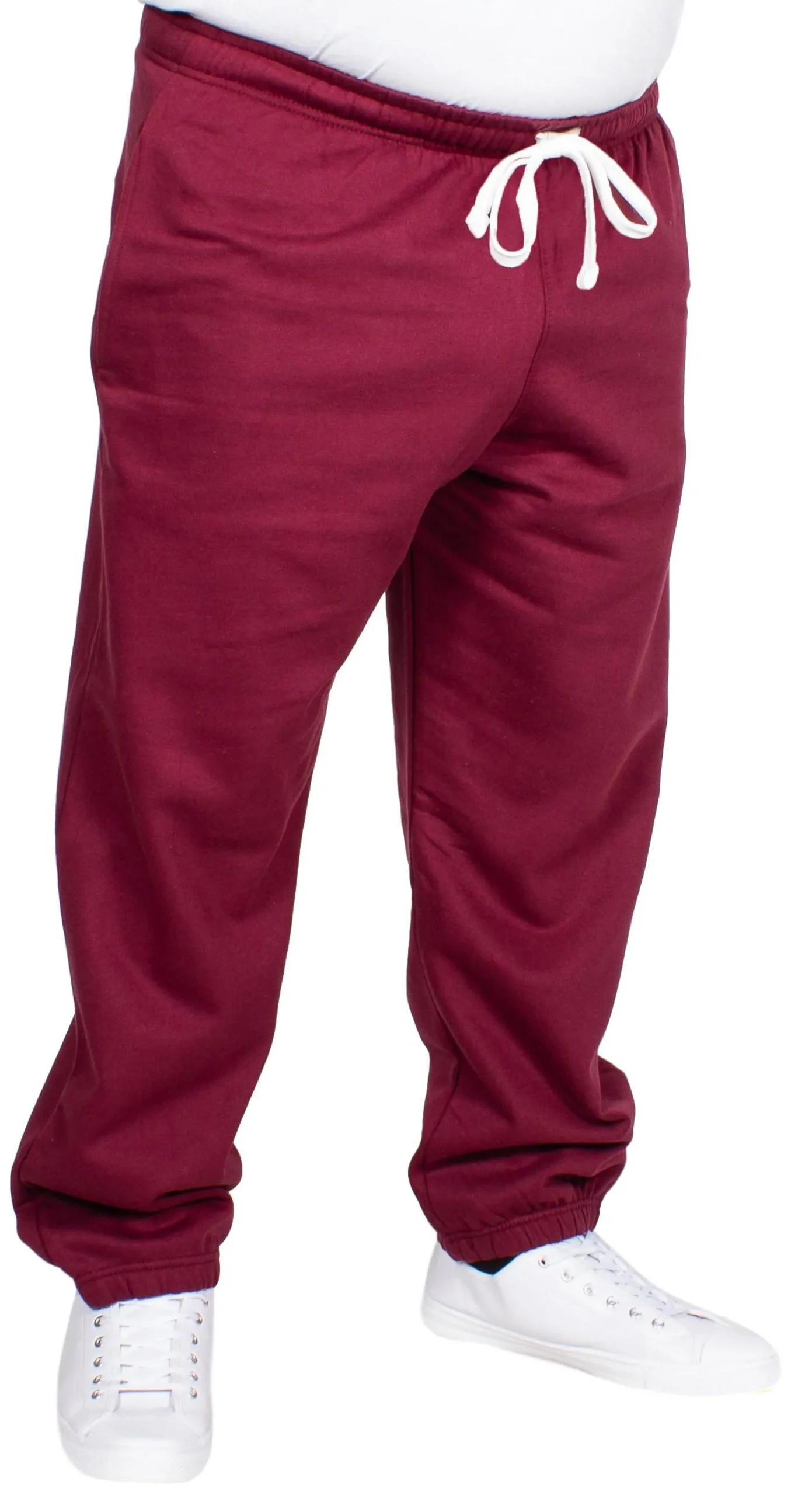 Clearance Bigdude Basic Joggers Burgundy Sweatpants