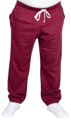 Clearance Bigdude Basic Joggers Burgundy Sweatpants