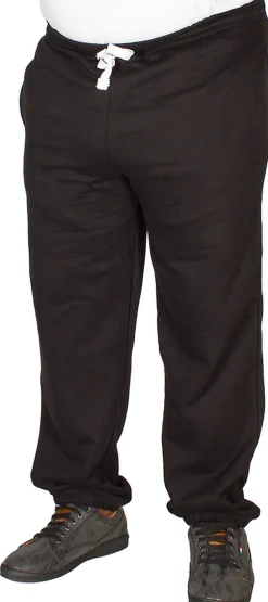 Hot Bigdude Basic Joggers Twin Pack Black Sweatpants
