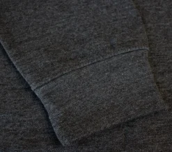 Outlet Bigdude Brushed Fleece Cardigan Charcoal Sweatshirts & Cardigans