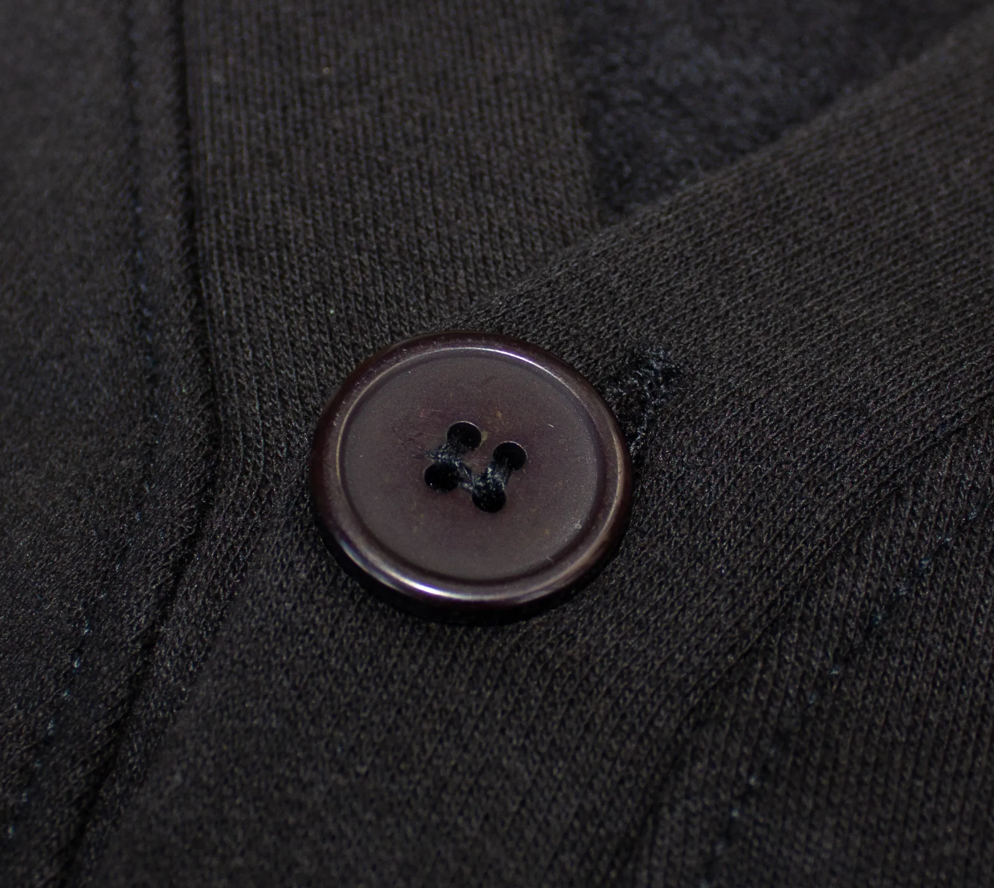 Hot Bigdude Brushed Fleece Cardigan Black Sweatshirts & Cardigans