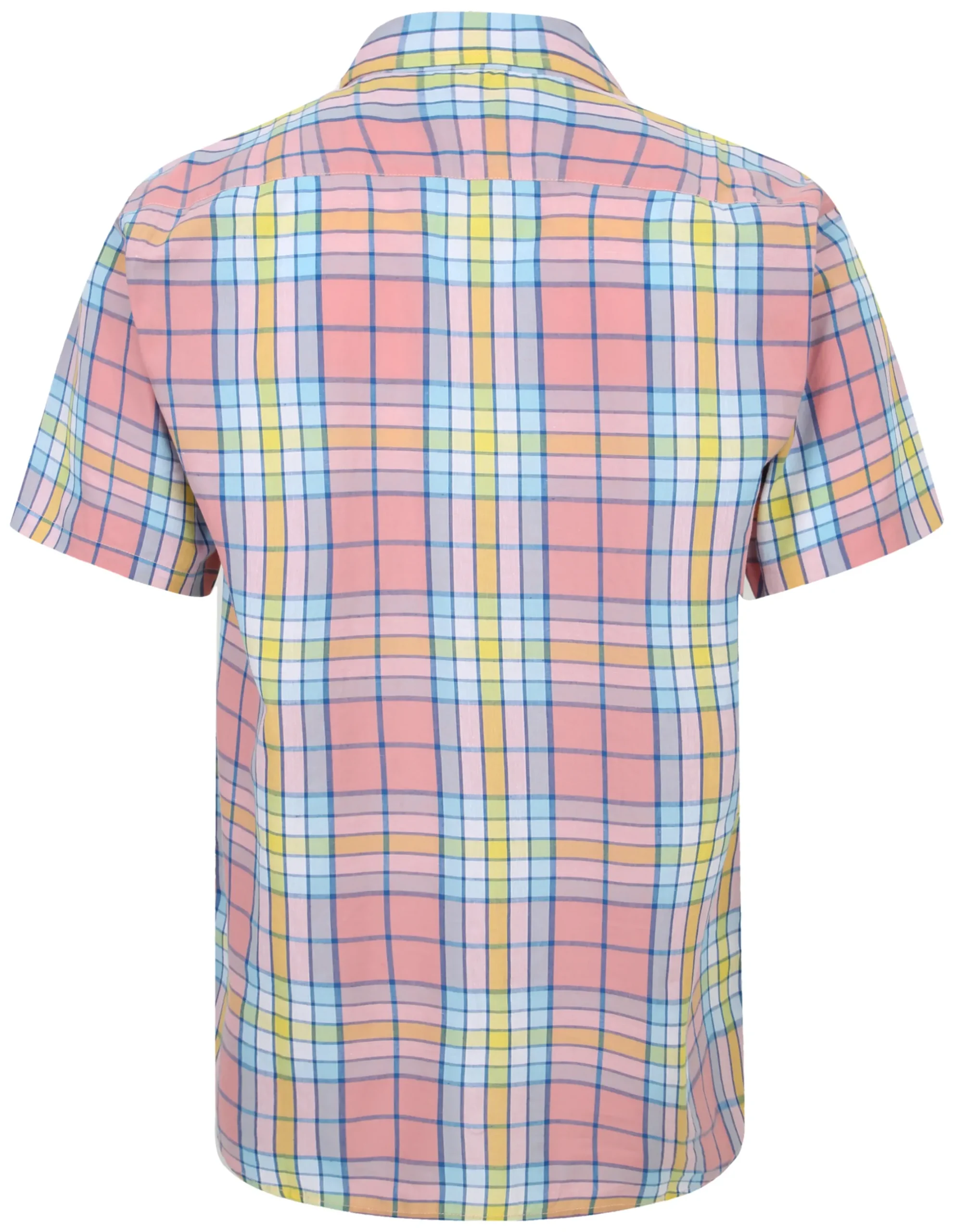 Discount Bigdude Button Down Collar Checked Shirt Multi Tall Casual Shirts