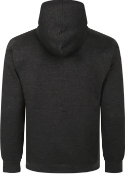 Hot Bigdude Buttoned Pullover Hoody Charcoal Hoodies