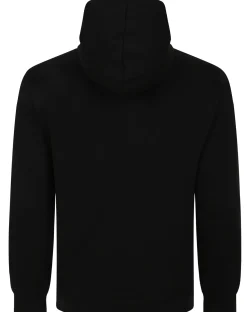 Outlet Bigdude Buttoned Pullover Hoody Black Hoodies