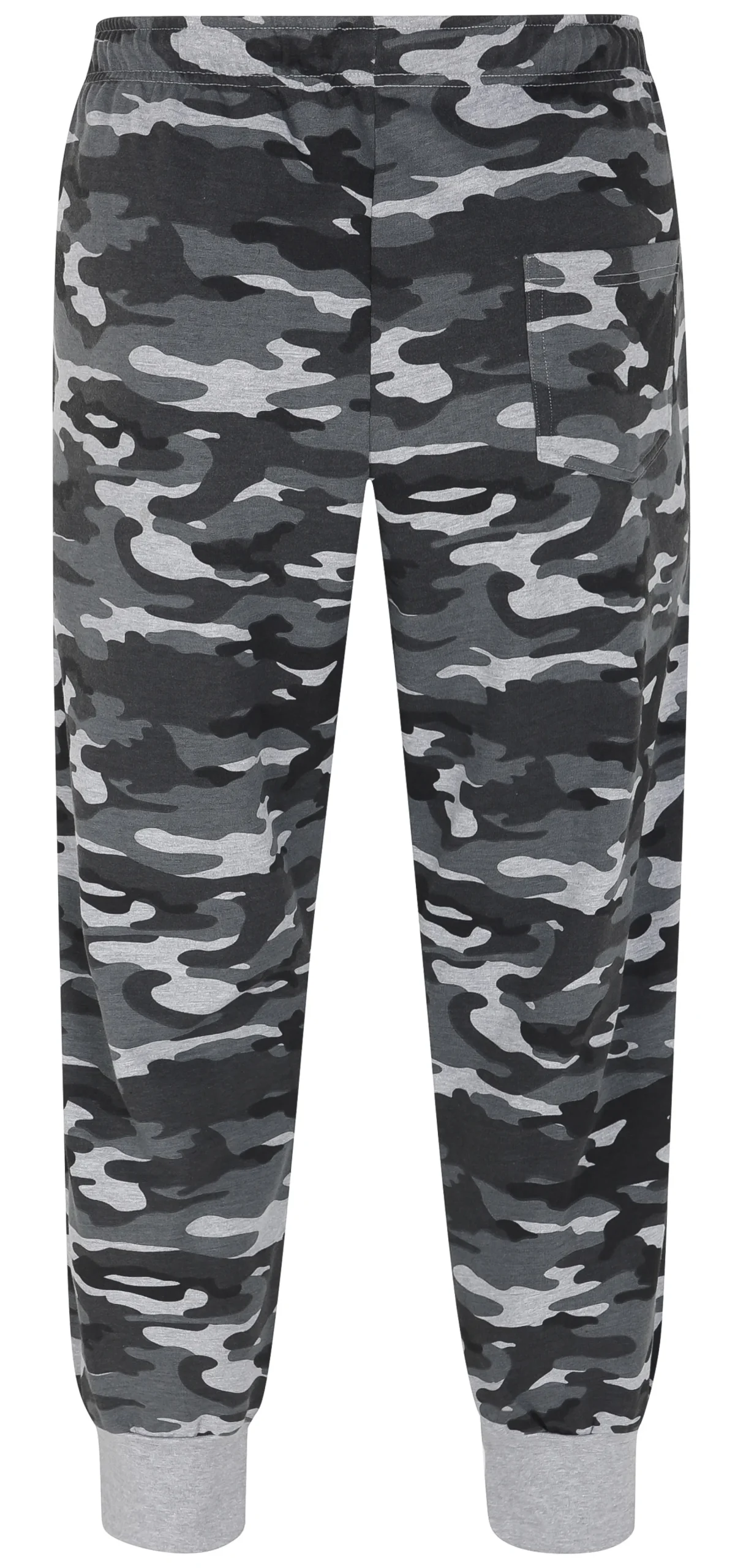 Fashion Bigdude Camo Joggers Charcoal Sweatpants