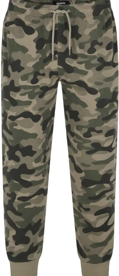 Online Bigdude Camo Joggers Khaki Sweatpants
