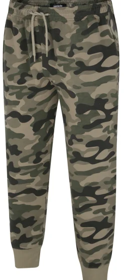 Online Bigdude Camo Joggers Khaki Sweatpants