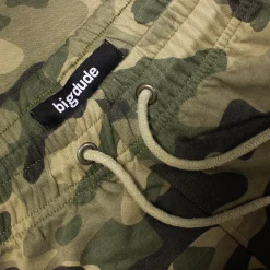 Online Bigdude Camo Joggers Khaki Sweatpants