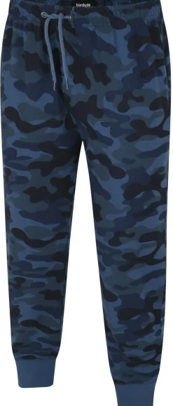 New Bigdude Camo Joggers Navy Sweatpants