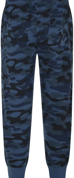 New Bigdude Camo Joggers Navy Sweatpants