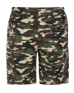 Clearance Bigdude Camouflage Print Jogger Shorts Khaki Shorts