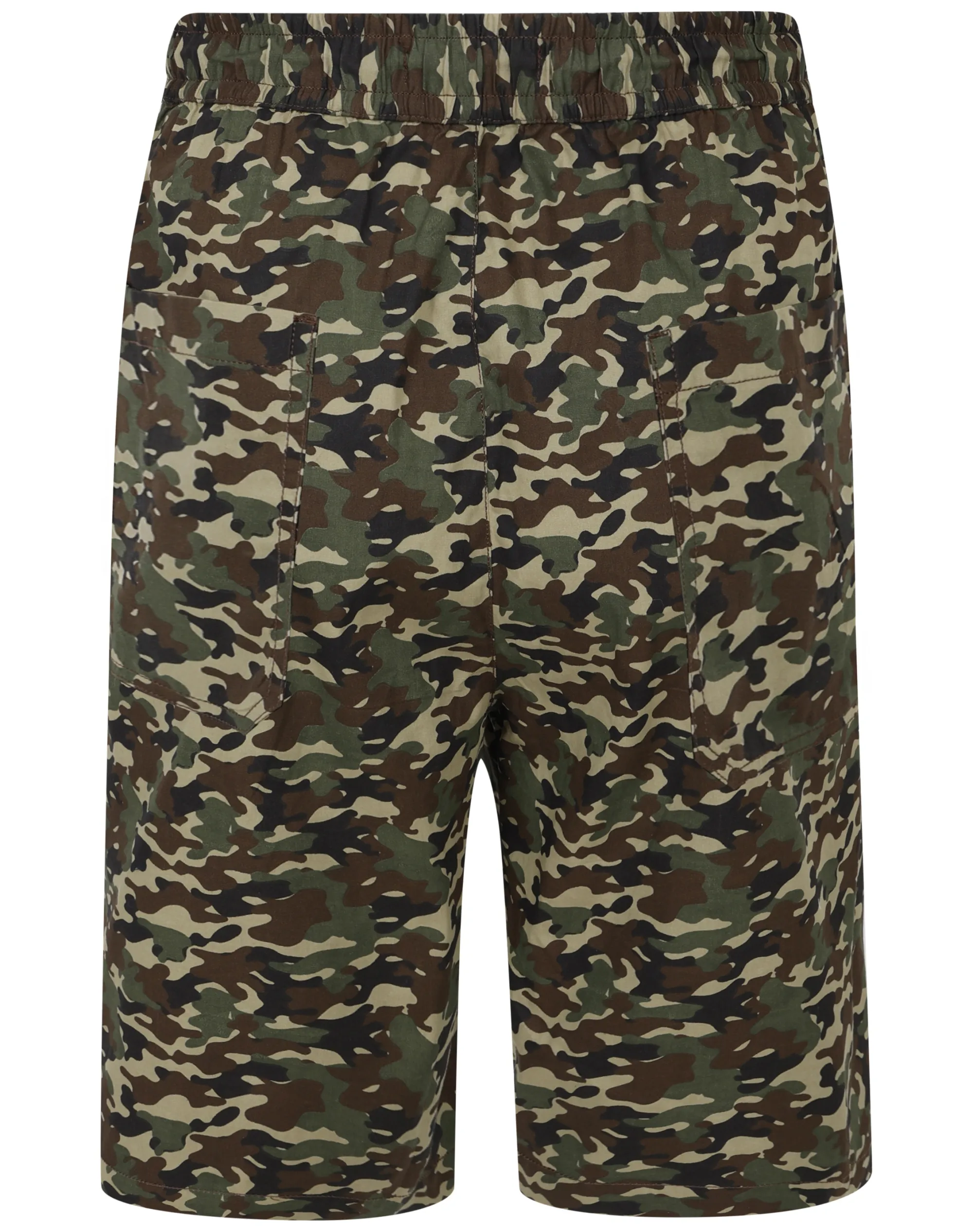 Clearance Bigdude Camouflage Print Cotton Shorts Sand Shorts
