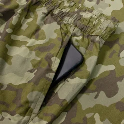 Clearance Bigdude Camouflage Print Cotton Shorts Khaki Shorts