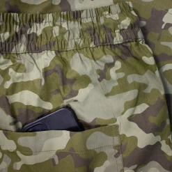 Clearance Bigdude Camouflage Print Cotton Shorts Khaki Shorts