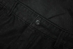 Online Bigdude Cargo Denim Shorts Black Shorts