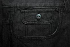 Online Bigdude Cargo Denim Shorts Black Shorts