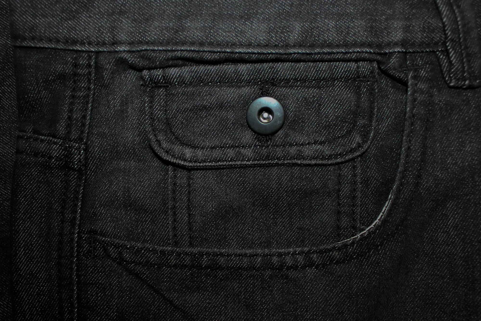 Online Bigdude Cargo Denim Shorts Black Shorts