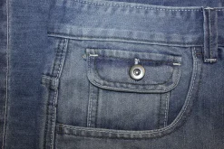 Fashion Bigdude Cargo Denim Shorts Mid Wash Shorts