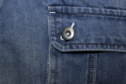 Fashion Bigdude Cargo Denim Shorts Mid Wash Shorts