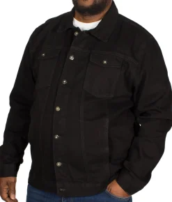 Online Bigdude Classic Denim Jacket Black Coats & Jackets