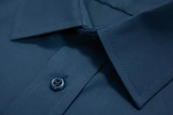 Online Bigdude Classic Long Sleeve Poplin Shirt Petrol Dress Shirts