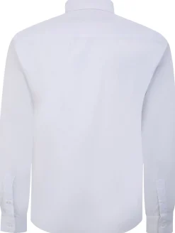 Best Bigdude Classic Long Sleeve Poplin Shirt White Dress Shirts