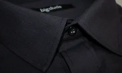 Best Bigdude Classic Short Sleeve Poplin Shirt Black Dress Shirts