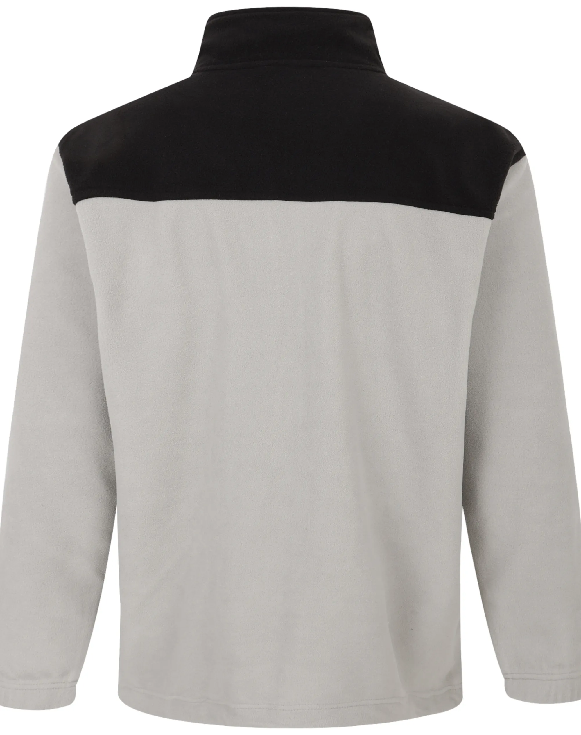 Fashion Bigdude Colour Block Lightweight Fleece Jacket Black Coats & Jackets