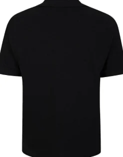 Best Bigdude Colour Block Polo Shirt Black Polo Shirts