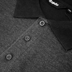 Best Bigdude Colour Block Polo Shirt Black Polo Shirts