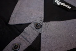 Best Bigdude Contrast Jersey Polo Shirt Black Polo Shirts