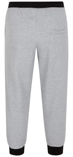 Fashion Bigdude Contrast Joggers Grey Marl/Black Sweatpants